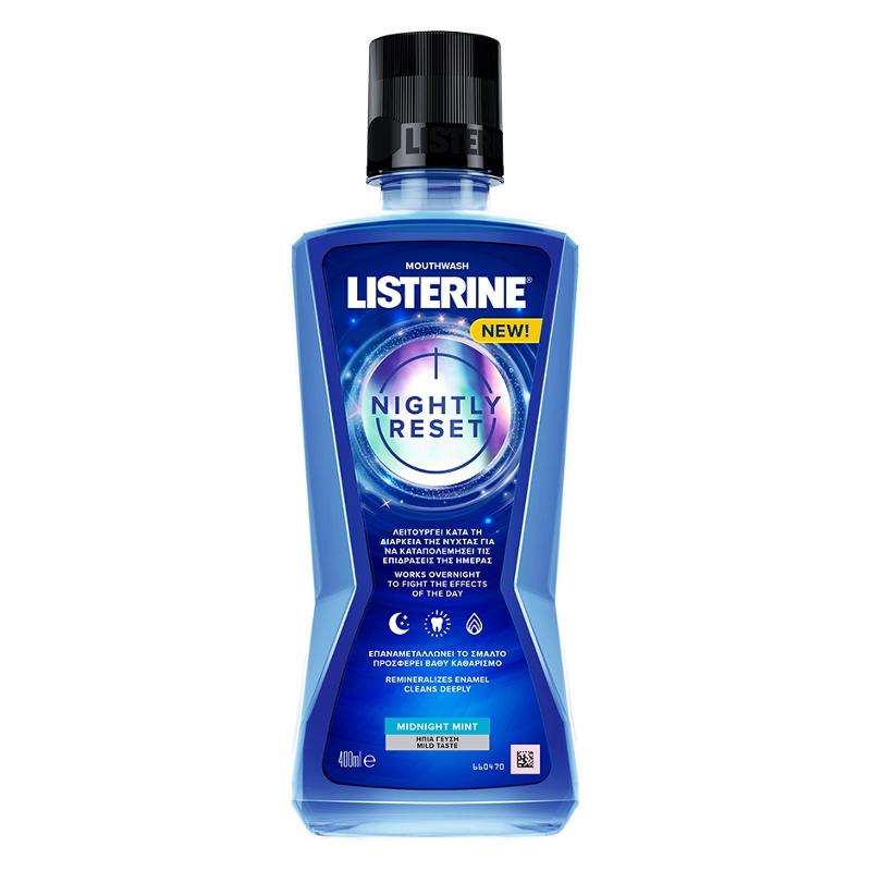 Listerine Nightly Reset Στοματικό Διάλυμα 400ml