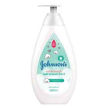 Johnson's Baby CottonTouch 2 σε 1 Αφρόλουτρο & Σαμπουάν 500ml