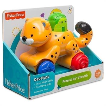 Fisher Price - Ζωάκι Press n' Go Λεοπάρδαλη 6Μ+ (N8162)