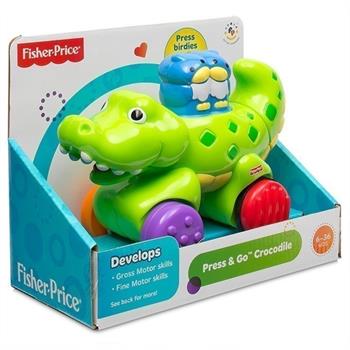 Fisher Price - Ζωάκι Press n' Go Κροκόδειλος 6Μ+ (N8161)