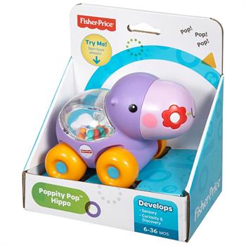 Fisher Price Όχημα Ζωάκι - Ιπποπόταμος 6Μ+ (BGX29)