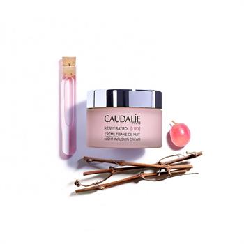 Caudalie Resveratrol Lift Night Infusion Cream, Κρέμα Νύχτας με Συσφιγκτική & Αντιρυτιδική Δράση, 50ml