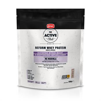 Lanes Active Club Reform Whey Protein Chocolate Διατήρηση Μυικής Μάζας και Ενεργοποίηση Μεταβολισμού 750gr