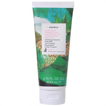 Korres Body Milk Pineapple Coconut Ενυδατικό Γαλάκτωμα Σώματος Ανανάς Καρύδα 200ml
