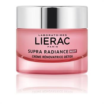 Lierac Supra Radiance Nuit Creme Renovatrice Detox Κρέμα Αποτοξίνωσης & Ανανέωσης Νύχτας 50ml