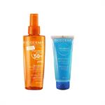 Bioderma Photoderm Dry Oil SPF50+ Αντηλιακό Spray για Πρόσωπο & Σώμα 200ml & Δώρο Atoderm Gel Douche Απαλό Αφρόλουτρο χωρίς Σαπούνι 100ml