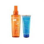 Bioderma Photoderm Dry Oil SPF30+ Αντηλιακό Spray για Πρόσωπο & Σώμα 200ml & Δώρο Atoderm Gel Douche Απαλό Αφρόλουτρο χωρίς Σαπούνι 100ml