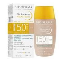 Bioderma Nude Touch Combination to Oily Skin SPF50  40ml+ Αντηλιακή Προστασία με Χρώμα για Mατ Αποτέλεσμα 40ml