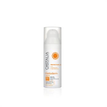 Castalia Helioderm Αντηλιακή Kρέμα Προσώπου SPF50+ μη Λιπαρή Υφή για Κανονικές/Ξηρές Επιδερμίδες 50ml