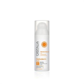 Castalia Helioderm Fluide spf50+ Λεπτόρρευστη Αντηλιακή Κρέμα Προσώπου 50ml