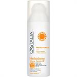 Castalia Helioderm Teintee Αντηλιακή Κρέμα Προσώπου SPF50+ για Kανονικές/Ξηρές Επιδερμίδες με Χρώμα 50 ml