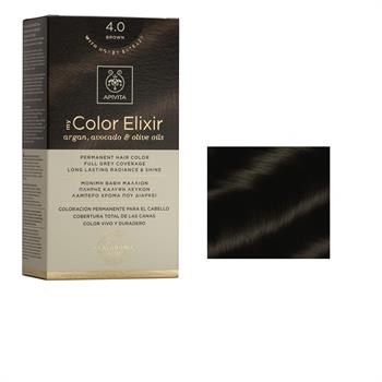 Apivita Color Elixir Βαφή Μαλλιών Καστανό 4.0