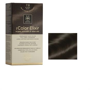 Apivita Color Elixir Βαφή Μαλλιών Ξανθό Περλέ 7.8