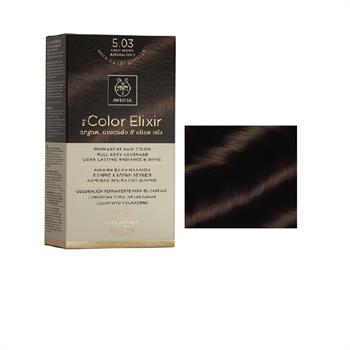 Apivita Color Elixir Βαφή Μαλλιών Καστανό Ανοιχτό Φυσικό Μελί 5.03