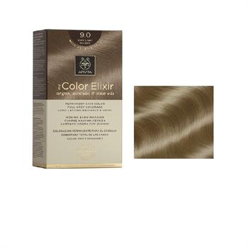 Apivita Color Elixir Βαφή Μαλλιών Ξανθό πολύ Ανοιχτό 9.0
