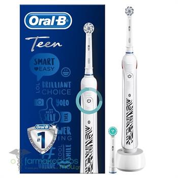 Oral-B Teen White Smart Coaching Ηλεκτρική Οδοντόβουρτσα