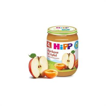HiPP  Βρεφική Φρουτόκρεμα με Μήλο και Βερίκοκο 190gr