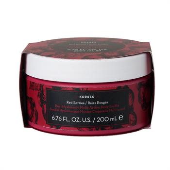 Korres Dual Hyaluronic Multi Action Body Souffle Red Berries 200ml
