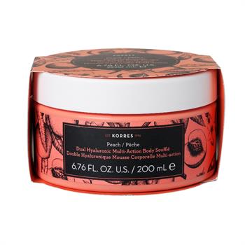 Korres Dual Hyaluronic Multi Action Body Souffle Peach 200ml