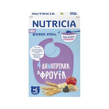 Nutricia Βρεφική Κρέμα 4 Δημητριακά & Φρούτα 225gr