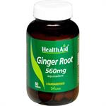 Health Aid Ginger Root 560mg Συμπλήρωμα Διατροφής Εντέρου 60tabs