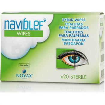 Novax Pharma Navi Blef Wipes 20τμχ