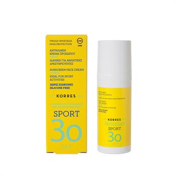 Korres Αντηλιακή Κρέμα Προσώπου Κίτρο Sport SPF30 50ml