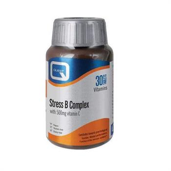 Quest Stress B Complex plus 500mg vitamin C 30tabs