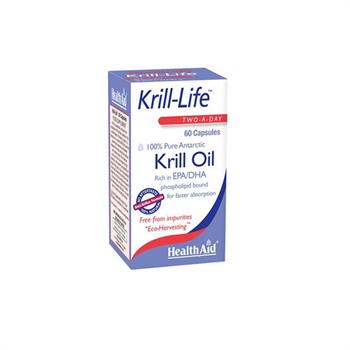 Health Aid Krill Life 100% Pure Antarctic Oil 500mg 60caps