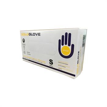 GOLD GLOVE Vinyl Εξεταστικά Γάντια μίας χρήσης Small 100τμχ