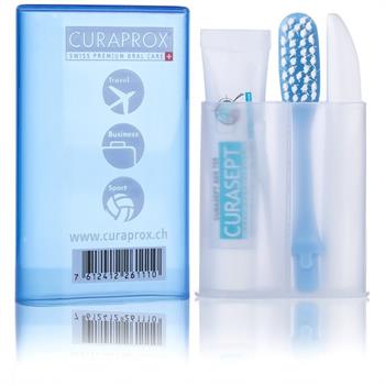 Curaprox Travel Set TS 261 Σετ Ταξιδίου Γαλάζιο 1τμχ