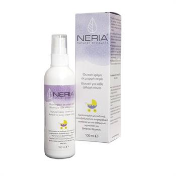 Neria Natural Products Φυσική Κρέμα σε Μορφή Σπρέι για Κάθε Αλλαγή Πάνας 100ml