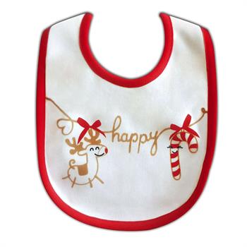 Chicco Xmas Edition Βαμβακερή Σαλιάρα 1τμχ