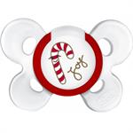 Chicco Chicco Physio Comfort Σιλικόνης 6-12m Xmas Special Edition Red 1τμχ