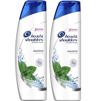 Head & Shoulders Cool Menthol Shampoo 2X360ml