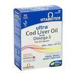 Vitabiotics Ultra Cod Liver Oil Plus Omega 3 60caps