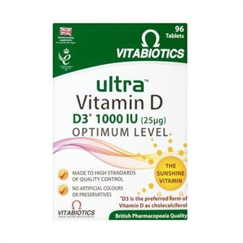 Vitabiotics Ultra Vitamin D3 96tabs