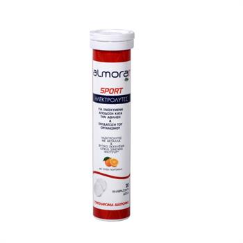 Almora Plus Sport 20 αναβράζοντα δισκία Πορτοκάλι