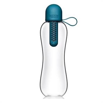 Bobble Infuse Peacock, Μπουκάλι Νερού Με Φίλτρο Άνθρακα, Μπλέ Ραφ - 590ml