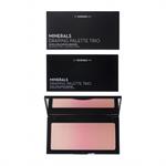 Korres Minerals Draping Pallete Trio Sculpted Look / Luminous Finish Pink 21gr
