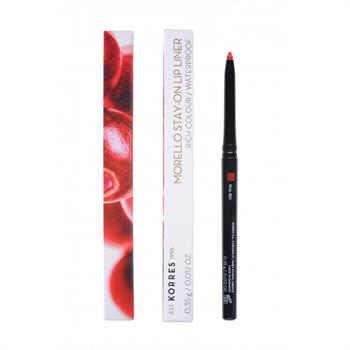 Korres Morello Stay-On Lip Liner Rich Colour Waterproof No02 Real Red 0,35gr