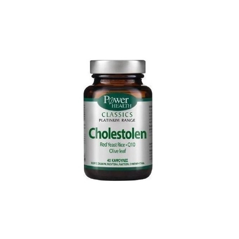Power Health Classics Platinum Cholestolen Συμπλήρωμα Διατροφής για τη  Μείωση Χοληστερίνης 40caps