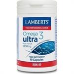 Lamberts Omega 3 Ultra Pure Fish Oil 1300mg 60caps