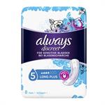 Always Discreet Discreet for Sensitive Bladder Long Plus 8τμχ
