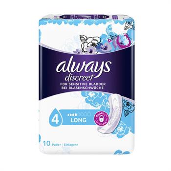 Always Discreet Discreet for Sensitive Bladder Long 10τμχ