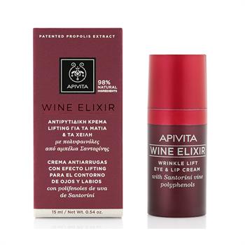 Apivita Wine Elixir Αντιρυτιδική Κρέμα Lifting για τα Μάτια & τα Χείλη 15ml