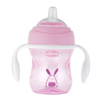 Chicco Transition Cup Κυπελλο Ροζ 4Μ+200ml 06911-10