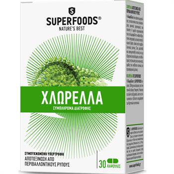 Superfoods Χλωρέλλα 30caps
