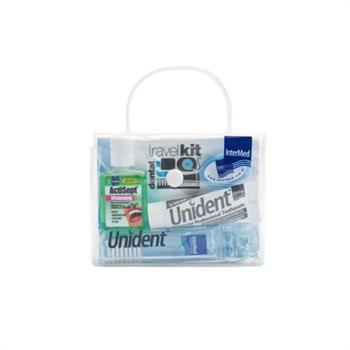 Intermed Dental Travel Kit: Whitening Toothpaste 10ml & Anticept Whitening 20ml & Οδοντόβουρτσα