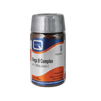 Quest Mega B Complex plus 1000mg vitamin C 60tabs